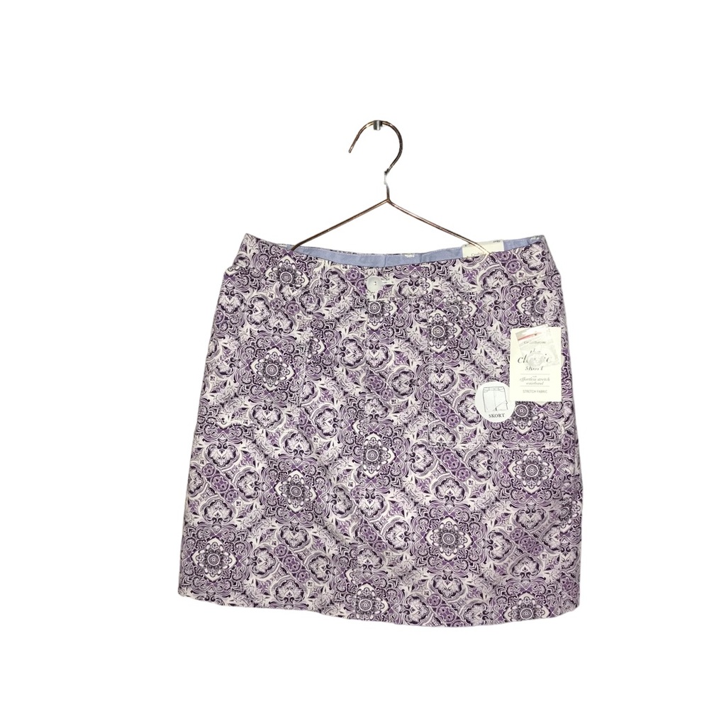 Croft & Barrow Purple Skort with Elegant Design